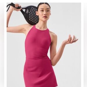 ALO Yoga Limited Edition Pink Summer Crush Backspin Dress